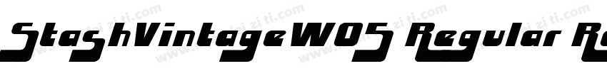 StashVintageW05 Regular Regular字体转换